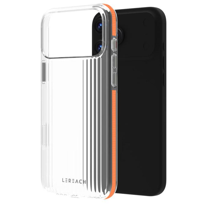 Funda antideslizante de doble cara para teléfono LeReach TOC Icicle Series Ice Mist, For iPhone 17 Pro Max, For iPhone 17 Pro, For iPhone 17, For iPhone Air
