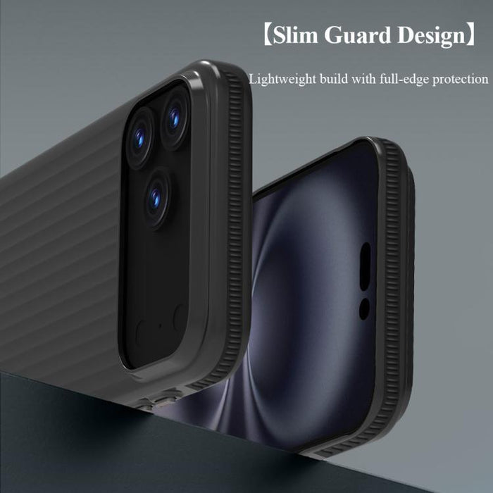 Funda antideslizante de doble cara para teléfono LeReach TOC Icicle Series Ice Mist, For iPhone 17 Pro Max, For iPhone 17 Pro, For iPhone 17, For iPhone Air