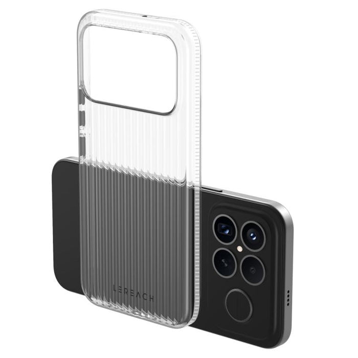 Funda antideslizante de doble cara para teléfono LeReach TOC Icicle Series Ice Mist, For Redmi K90 Pro Max, For Redmi K90 / Poco F8 Pro 5G