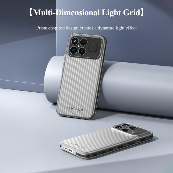 Funda antideslizante de doble cara para teléfono LeReach TOC Icicle Series Ice Mist, For Redmi K90 Pro Max, For Redmi K90 / Poco F8 Pro 5G