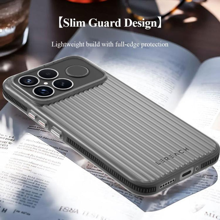 Funda antideslizante de doble cara para teléfono LeReach TOC Icicle Series Ice Mist, For Redmi K90 Pro Max, For Redmi K90 / Poco F8 Pro 5G