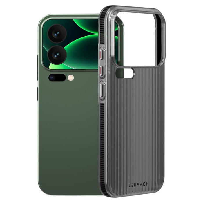 Funda antideslizante de doble cara para teléfono LeReach TOC Icicle Series Ice Mist, For Xiaomi 17 Ultra, For Xiaomi 17 Pro Max, For Xiaomi 17 Pro, For Xiaomi 17