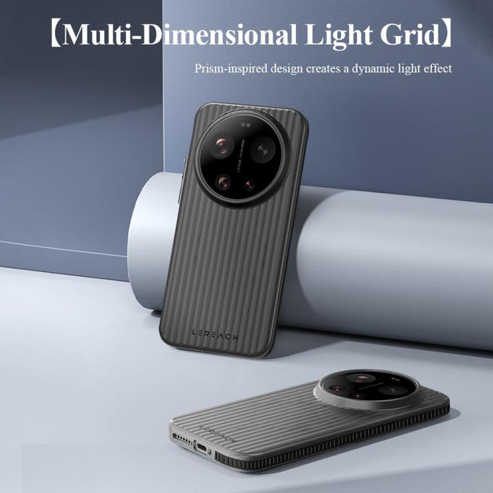 Funda antideslizante de doble cara para teléfono LeReach TOC Icicle Series Ice Mist, For Xiaomi 17 Ultra, For Xiaomi 17 Pro Max, For Xiaomi 17 Pro, For Xiaomi 17