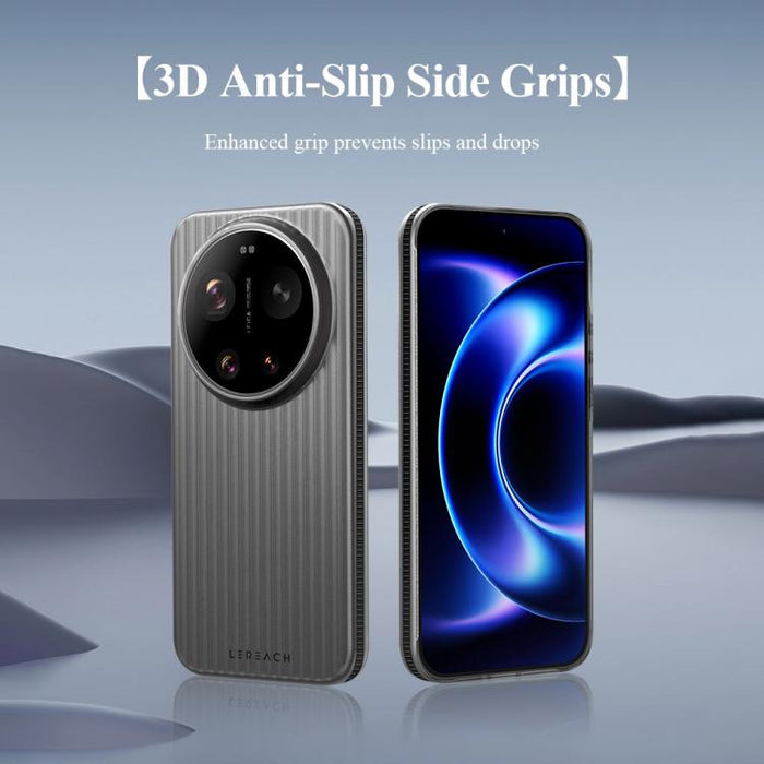 Funda antideslizante de doble cara para teléfono LeReach TOC Icicle Series Ice Mist, For Xiaomi 17 Ultra, For Xiaomi 17 Pro Max, For Xiaomi 17 Pro, For Xiaomi 17