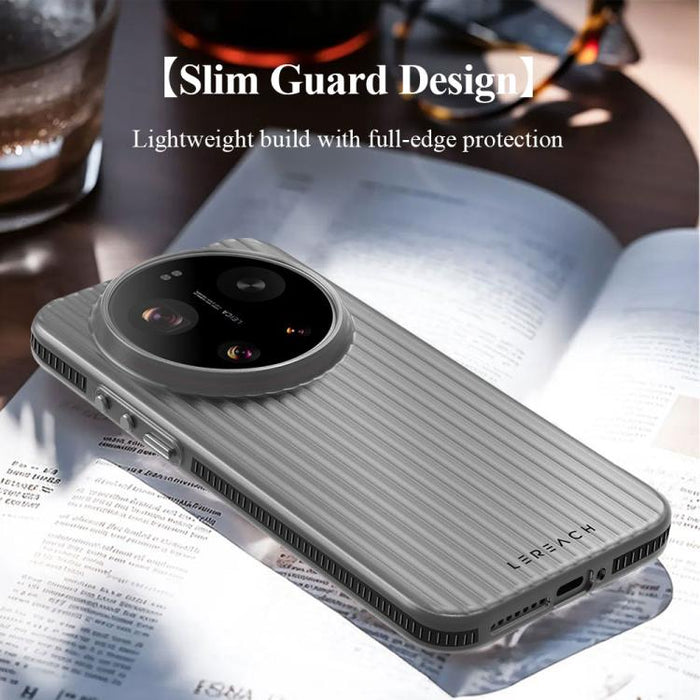 Funda antideslizante de doble cara para teléfono LeReach TOC Icicle Series Ice Mist, For Xiaomi 17 Ultra, For Xiaomi 17 Pro Max, For Xiaomi 17 Pro, For Xiaomi 17