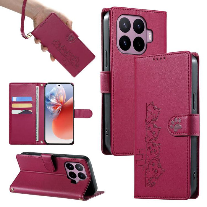 Funda para teléfono de piel vegana con cierre magnético y diseño de lindos gatos., For Xiaomi 17 Max, For Xiaomi 17T Pro 5G, For Xiaomi 17T 5G, For Xiaomi Poco X8 Pro Max / Redmi Turbo 5 Max, For Xiaomi Poco X8 Pro 5G / Redmi Turbo 5 5G                ...