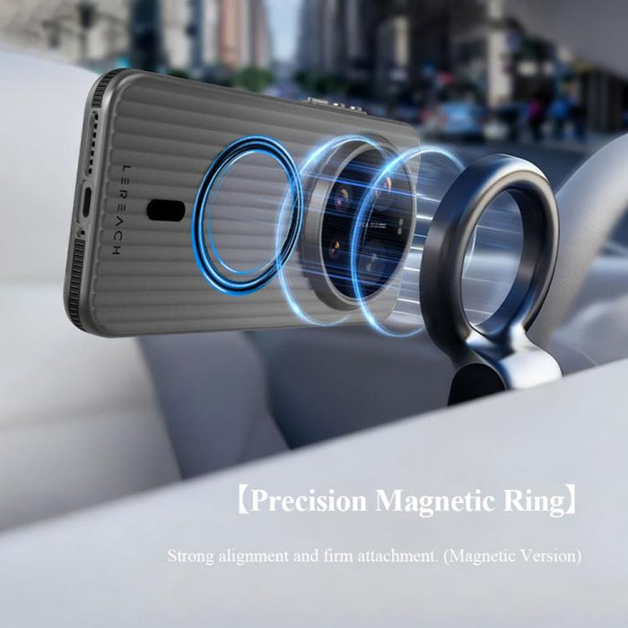 Funda magnética antideslizante de doble cara para teléfono LeReach TOC Icicle Series Ice Mist, For Xiaomi 17 Ultra, For Xiaomi 17 Pro Max, For Xiaomi 17 Pro, For Xiaomi 17