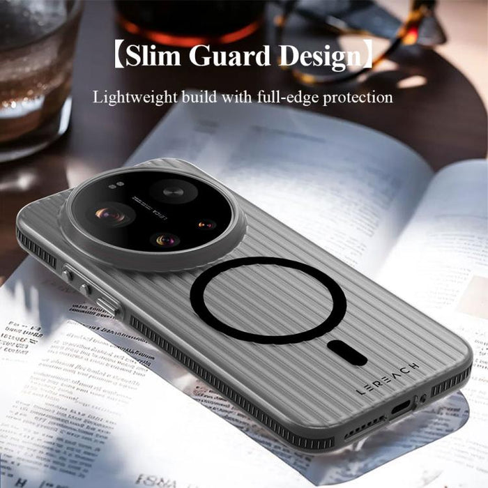 Funda magnética antideslizante de doble cara para teléfono LeReach TOC Icicle Series Ice Mist, For Xiaomi 17 Ultra, For Xiaomi 17 Pro Max, For Xiaomi 17 Pro, For Xiaomi 17