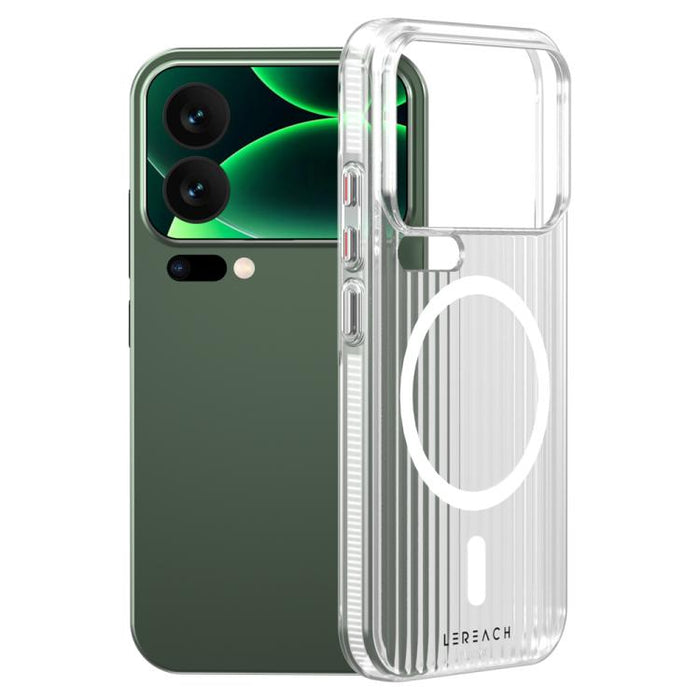 Funda magnética antideslizante de doble cara para teléfono LeReach TOC Icicle Series Ice Mist, For Xiaomi 17 Ultra, For Xiaomi 17 Pro Max, For Xiaomi 17 Pro, For Xiaomi 17