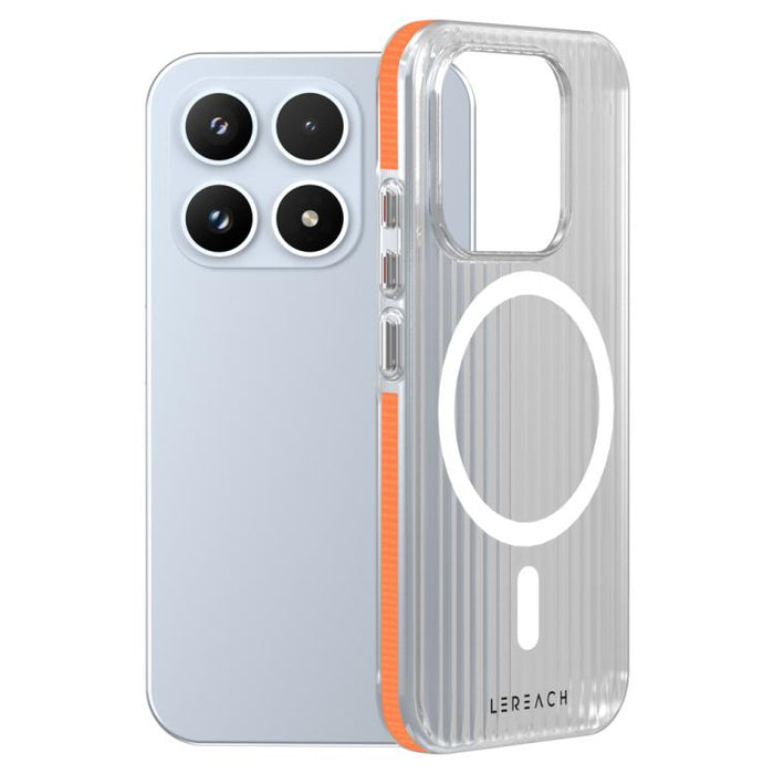 Funda magnética antideslizante de doble cara para teléfono LeReach TOC Icicle Series Ice Mist, For Xiaomi 17 Ultra, For Xiaomi 17 Pro Max, For Xiaomi 17 Pro, For Xiaomi 17