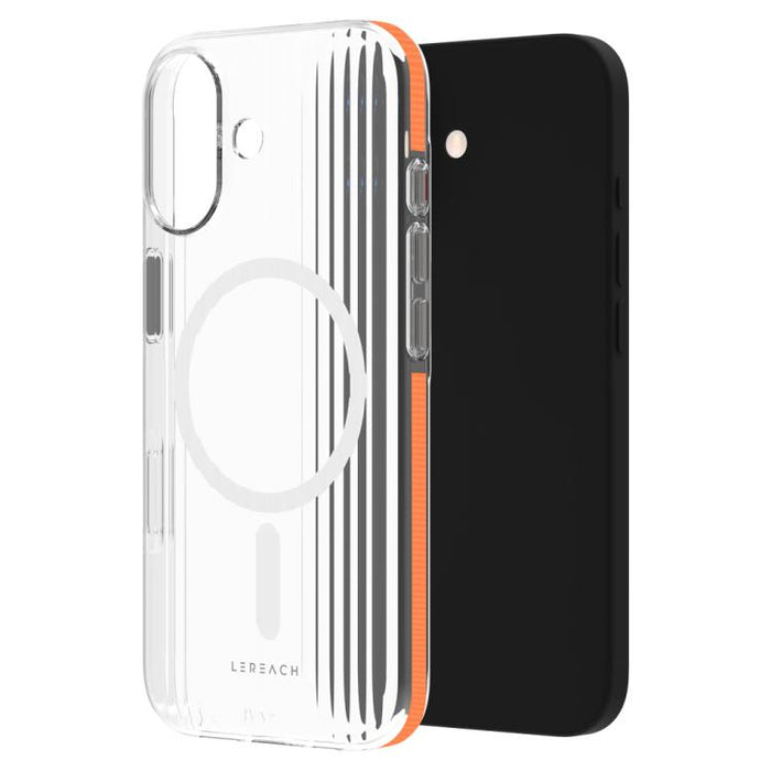 Funda magnética antideslizante de doble cara para teléfono LeReach TOC Icicle Series Ice Mist, For iPhone 17 Pro Max, For iPhone 17 Pro, For iPhone 17, For iPhone Air