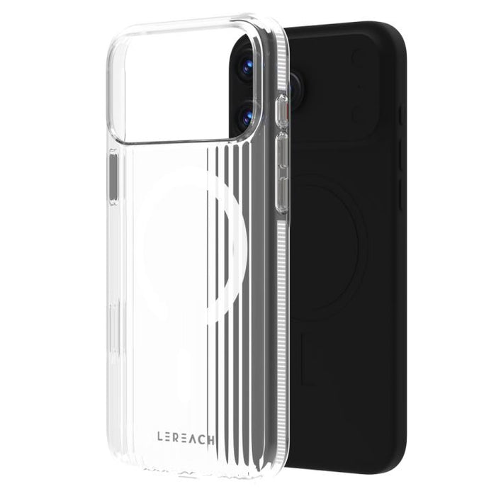 Funda magnética antideslizante de doble cara para teléfono LeReach TOC Icicle Series Ice Mist, For iPhone 17 Pro Max, For iPhone 17 Pro, For iPhone 17, For iPhone Air