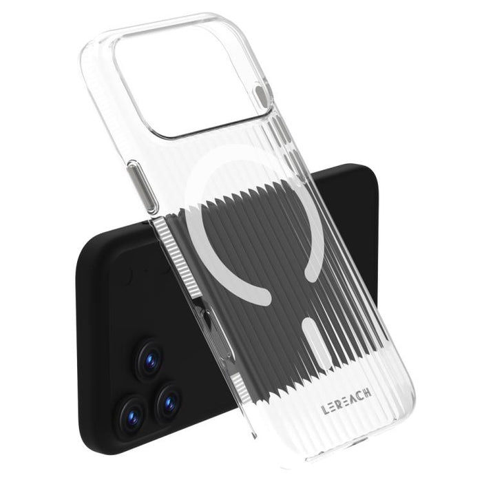 Funda magnética antideslizante de doble cara para teléfono LeReach TOC Icicle Series Ice Mist, For iPhone 17 Pro Max, For iPhone 17 Pro, For iPhone 17, For iPhone Air