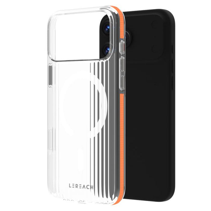 Funda magnética antideslizante de doble cara para teléfono LeReach TOC Icicle Series Ice Mist, For iPhone 17 Pro Max, For iPhone 17 Pro, For iPhone 17, For iPhone Air
