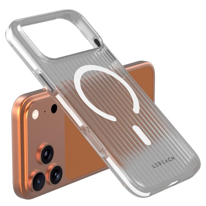 Funda magnética antideslizante de doble cara para teléfono LeReach TOC Icicle Series Ice Mist, For iPhone 17 Pro Max, For iPhone 17 Pro, For iPhone 17, For iPhone Air
