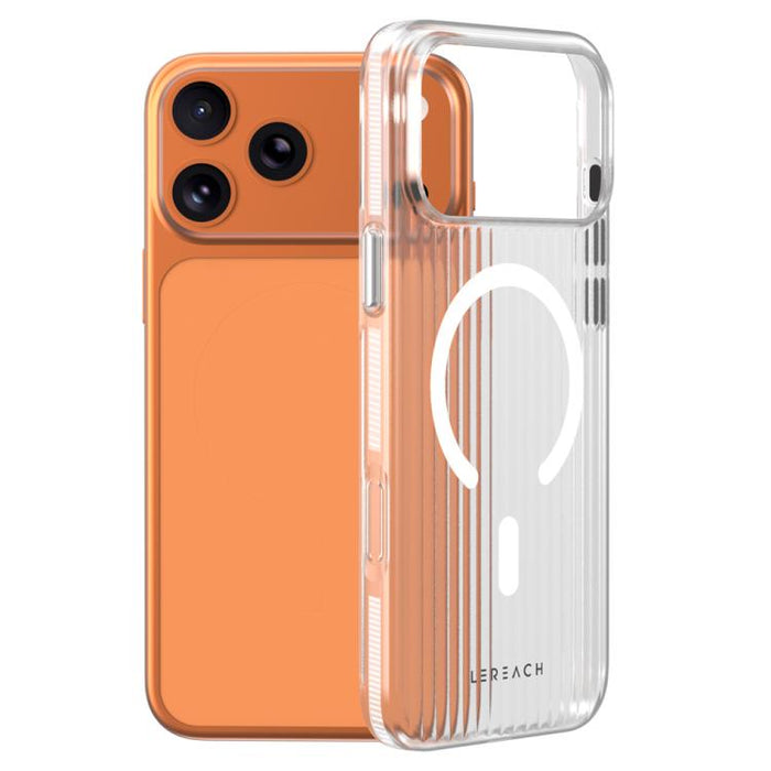 Funda magnética antideslizante de doble cara para teléfono LeReach TOC Icicle Series Ice Mist, For iPhone 17 Pro Max, For iPhone 17 Pro, For iPhone 17, For iPhone Air