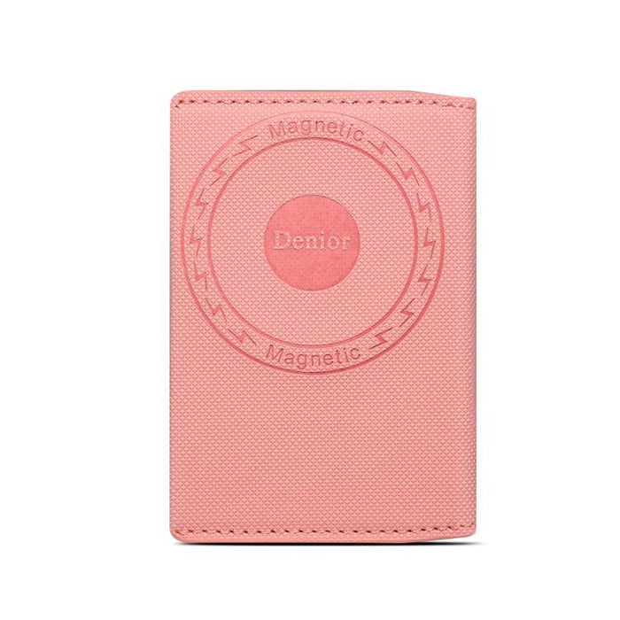 Cartera magnética con tarjetero Denior V26 con textura de piel vegana