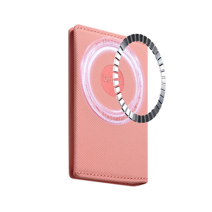 Cartera magnética con tarjetero Denior V26 con textura de piel vegana