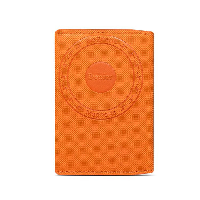 Cartera magnética con tarjetero Denior V26 con textura de piel vegana