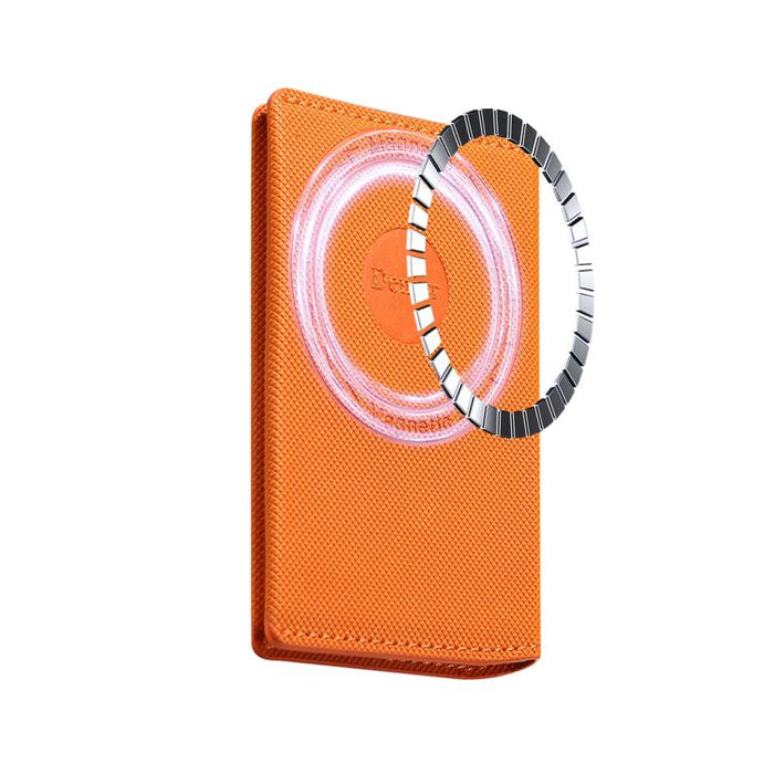 Cartera magnética con tarjetero Denior V26 con textura de piel vegana