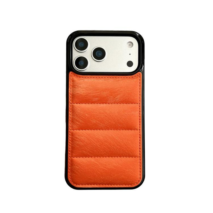 Funda para teléfono de PU + TPU con relleno de algodón y plumón de eider de crin de caballo, For iPhone 17 Pro Max, For iPhone 17 Pro, For iPhone 17, For iPhone 16 Pro Max, For iPhone 16 Pro, For iPhone 16 Plus, For iPhone 16, For iPhone 15 Pro Max    ...