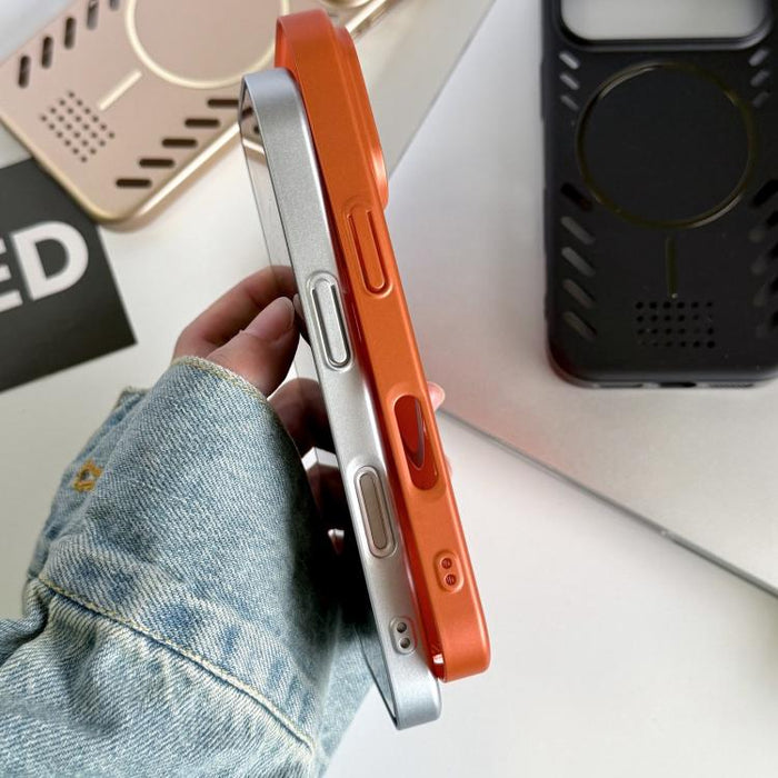 Funda magnética para teléfono de PC con pintura metálica y refrigeración, For iPhone 13 Pro, For iPhone 13