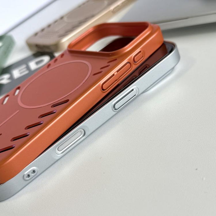 Funda magnética para teléfono de PC con pintura metálica y refrigeración, For iPhone 13 Pro, For iPhone 13