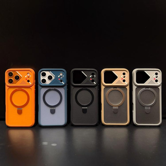 Funda magnética para teléfono con soporte giratorio Ice Armor, For iPhone 12 Pro Max, For iPhone 12 Pro, For iPhone 11