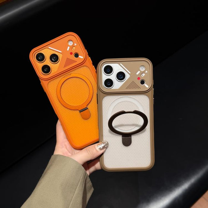 Funda magnética para teléfono con soporte giratorio Ice Armor, For iPhone 12 Pro Max, For iPhone 12 Pro, For iPhone 11