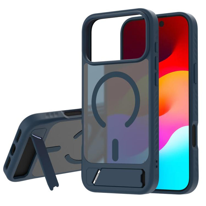 Funda magnética para teléfono LeReach Le-Chic Series con soporte oculto en forma de C, For iPhone 17 Pro Max