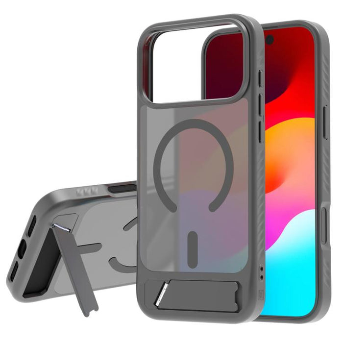 Funda magnética para teléfono LeReach Le-Chic Series con soporte oculto en forma de C, For iPhone 17 Pro Max