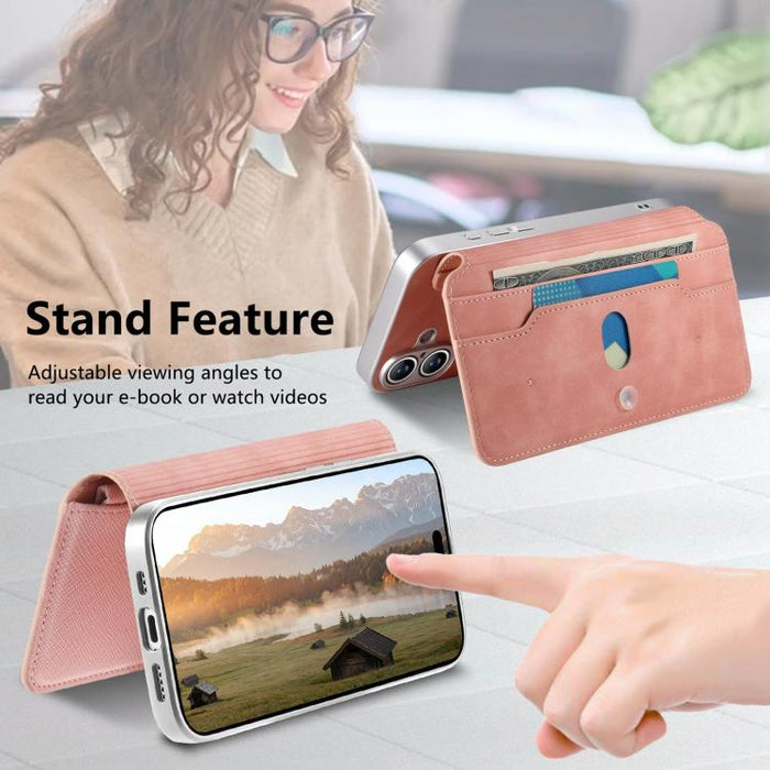 Funda para teléfono CaseNeo Precision Hole con cierre magnético y borde plateado, fabricada en piel vegana de grano cruzado., For Redmi Turbo 4 Pro, For Redmi Turbo 4, For Redmi Note 14 5G