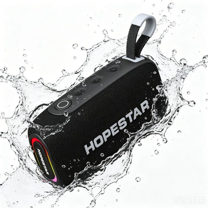 Altavoz inalámbrico Bluetooth HOPESTAR H67 de 30 W para exteriores, resistente al agua (IPX7).