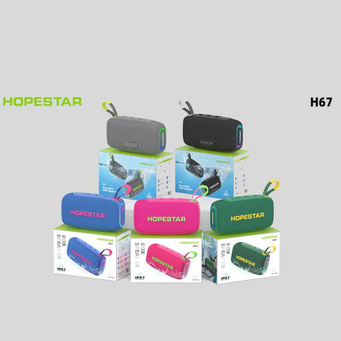 Altavoz inalámbrico Bluetooth HOPESTAR H67 de 30 W para exteriores, resistente al agua (IPX7).