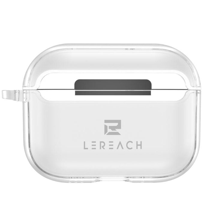Estuche transparente para auriculares inalámbricos LeReach Mega Series con gancho, For AirPods Pro 3