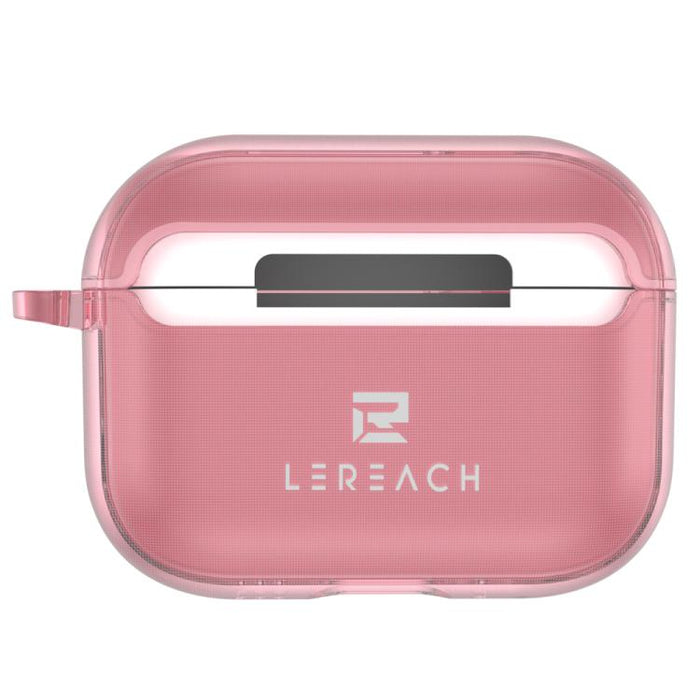 Estuche transparente para auriculares inalámbricos LeReach Mega Series con gancho, For AirPods Pro 3