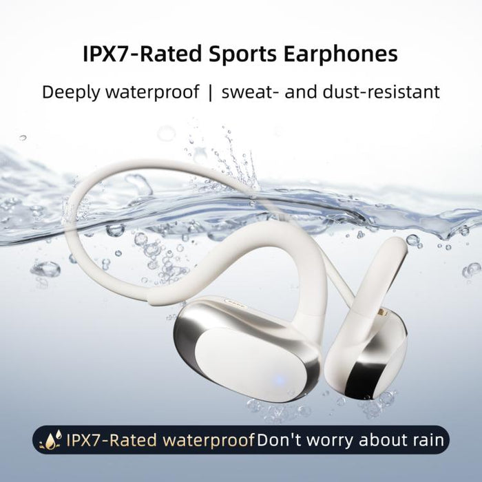 Auriculares deportivos Hileo F25B con Bluetooth, conducción aérea, resistentes al agua y con cancelación de ruido.