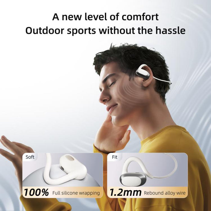 Auriculares deportivos Hileo F25B con Bluetooth, conducción aérea, resistentes al agua y con cancelación de ruido.