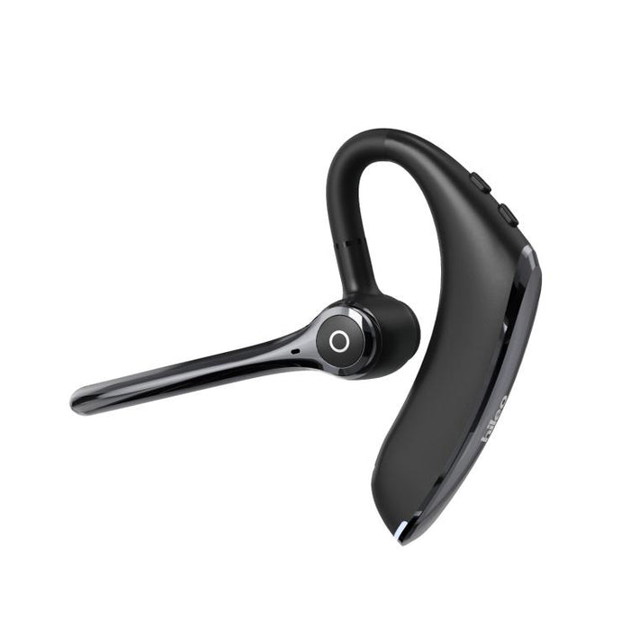 Auriculares intrauditivos inalámbricos Hileo Hi11 con gancho para un solo oído, llamadas manos libres y reducción de ruido.