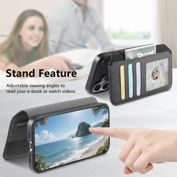 Funda de cuero para teléfono con cremallera, diseño de sarga, MagSafe RFID y protección antirrobo., For Xiaomi 17 Pro Max, For Xiaomi 15T Pro 5G, For Xiaomi 15T 5G, For Xiaomi Poco X7 Pro, For Xiaomi 15 Pro, For Xiaomi 15