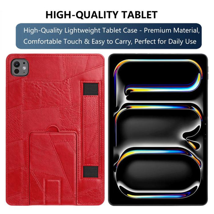 Pulsera Retro Funda para Tablet de Piel Vegana con Soporte, For iPad Air 13 2026 / 2025 / 2024, For iPad Air 2026 / 2025 / 2024, For iPad Pro 13 2025 / 2024, For iPad Pro 11 2025 / 2024, For iPad 2025 / 2022, For iPad mini 2024 / mini 6                ...
