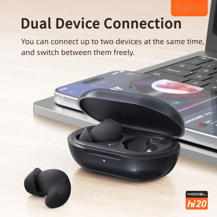 Auriculares inalámbricos Bluetooth Hileo Hi20 con reducción de ruido para dormir.