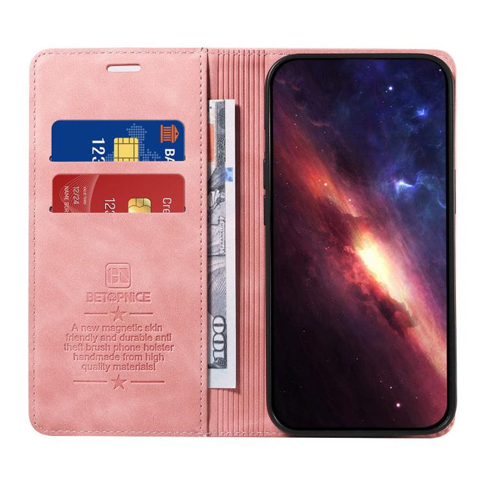 Funda de cuero antirrobo con protección RFID BETOPNICE, For Redmi 15a 5G