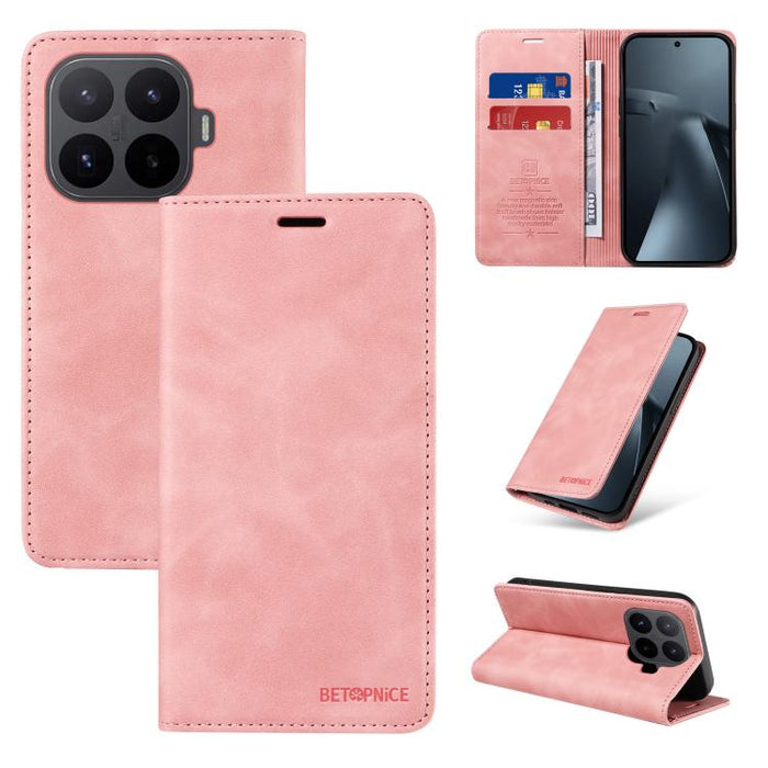 Funda de cuero antirrobo con protección RFID BETOPNICE, For Xiaomi 17 Max 5G, For Xiaomi 17T Pro 5G, For Xiaomi 17T 5G