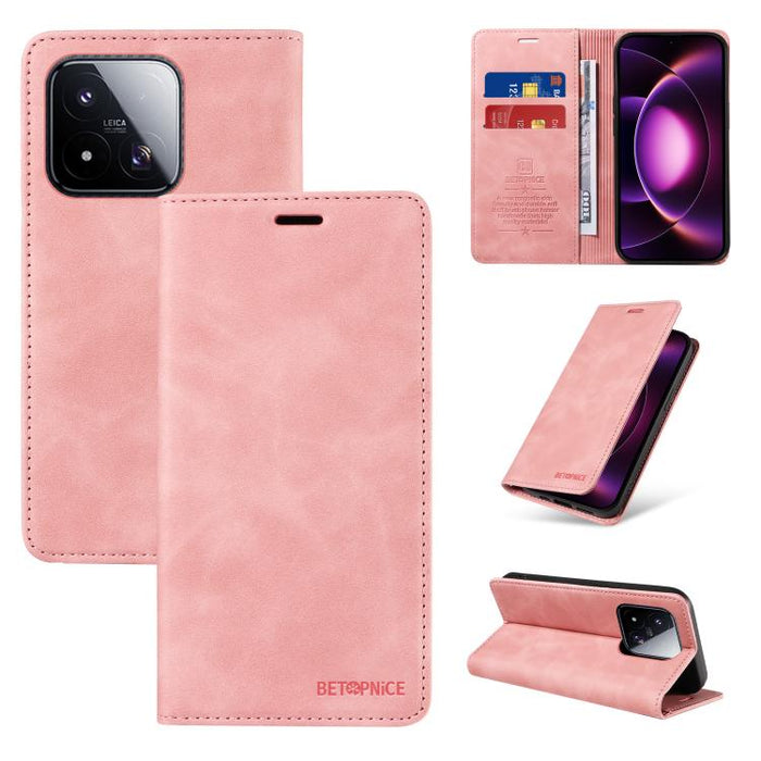 Funda de cuero antirrobo con protección RFID BETOPNICE, For Xiaomi 17 Max 5G, For Xiaomi 17T Pro 5G, For Xiaomi 17T 5G