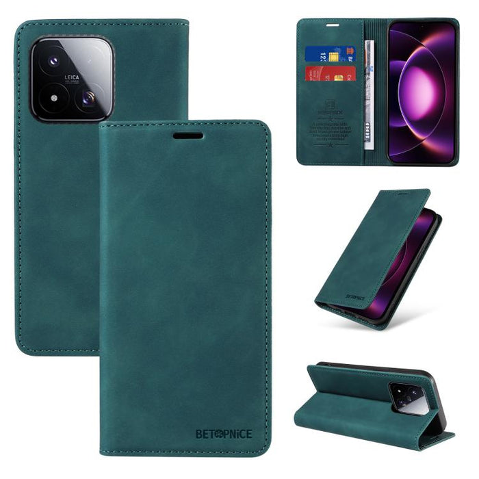 Funda de cuero antirrobo con protección RFID BETOPNICE, For Xiaomi 17 Max 5G, For Xiaomi 17T Pro 5G, For Xiaomi 17T 5G
