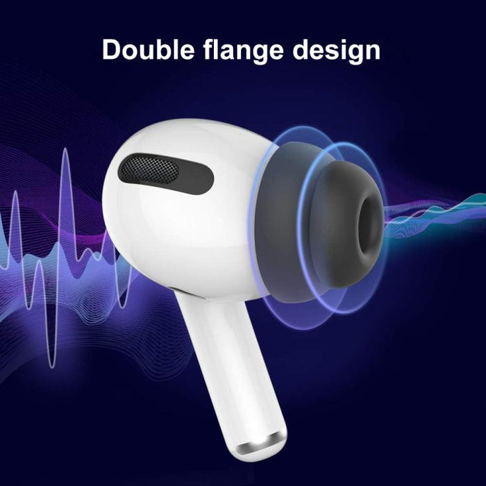 Kit de 3 pares de almohadillas de silicona con reducción de ruido XDcase, tamaños S/M/L, cepillo de limpieza (color aleatorio)., For AirPods Pro 1 / 2