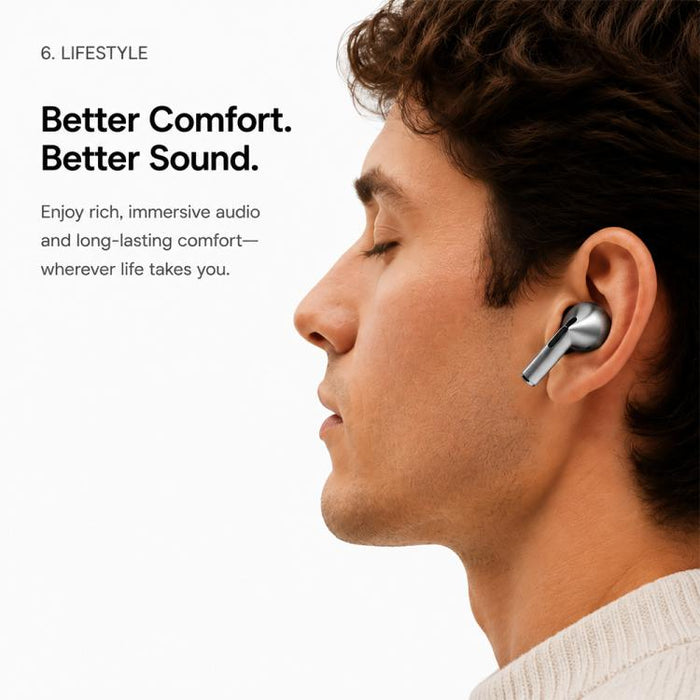 XDcase 3 pares de almohadillas de silicona para oídos (tamaños S/M/L) con estuche de almacenamiento y limpieza, cepillo de limpieza (color aleatorio), For Galaxy Buds3 Pro / Buds4 Pro