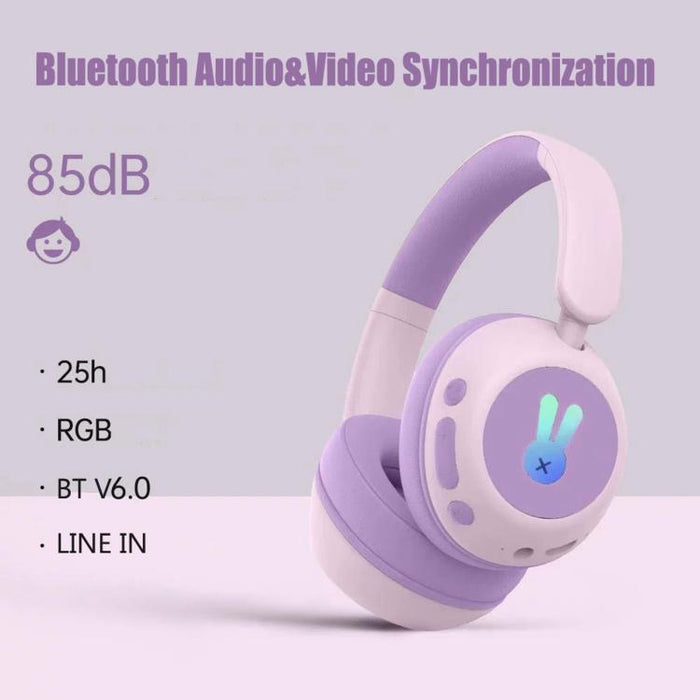 Auriculares inalámbricos de cobertura total BT08C para niños