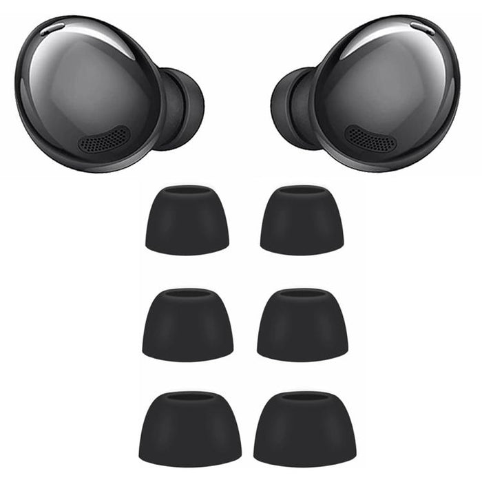Kit de 3 pares de almohadillas de silicona de repuesto XDcase, tamaños S/M/L, cepillo de limpieza de color aleatorio, For Galaxy Buds Pro / R190